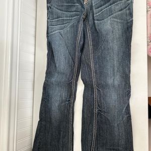 vintage y2k bootcut low-rise jeans
